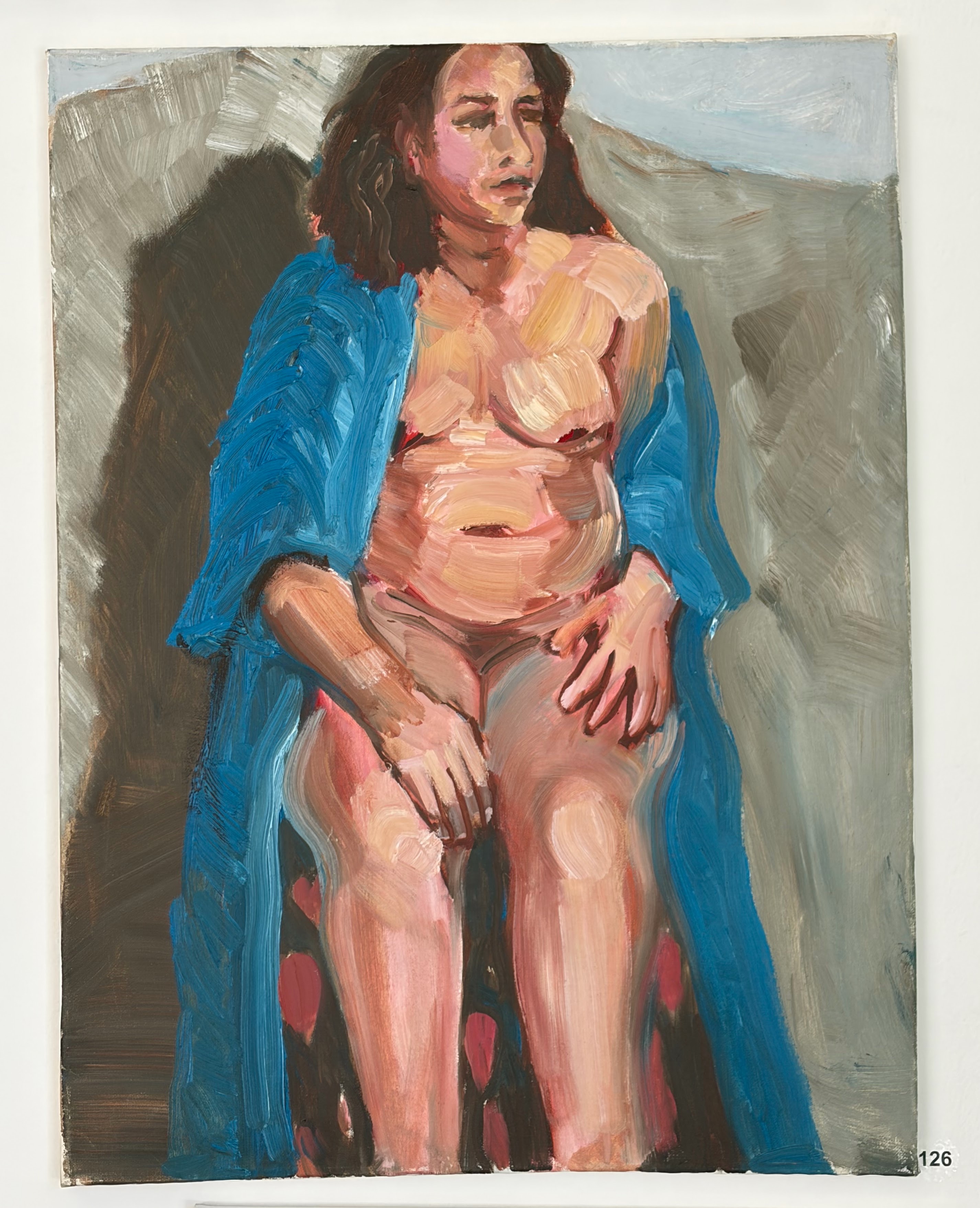 blue robe