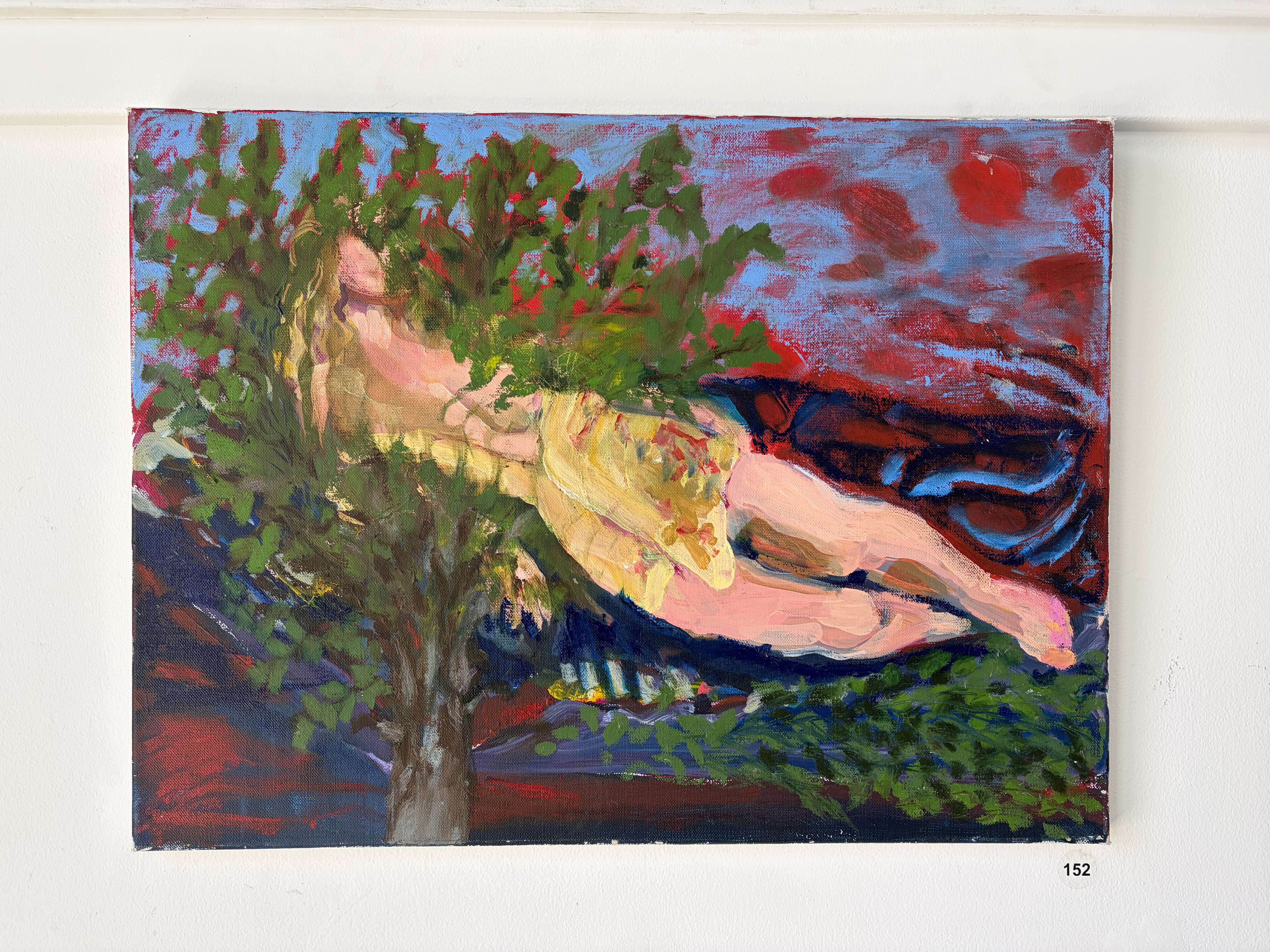 tree, lady