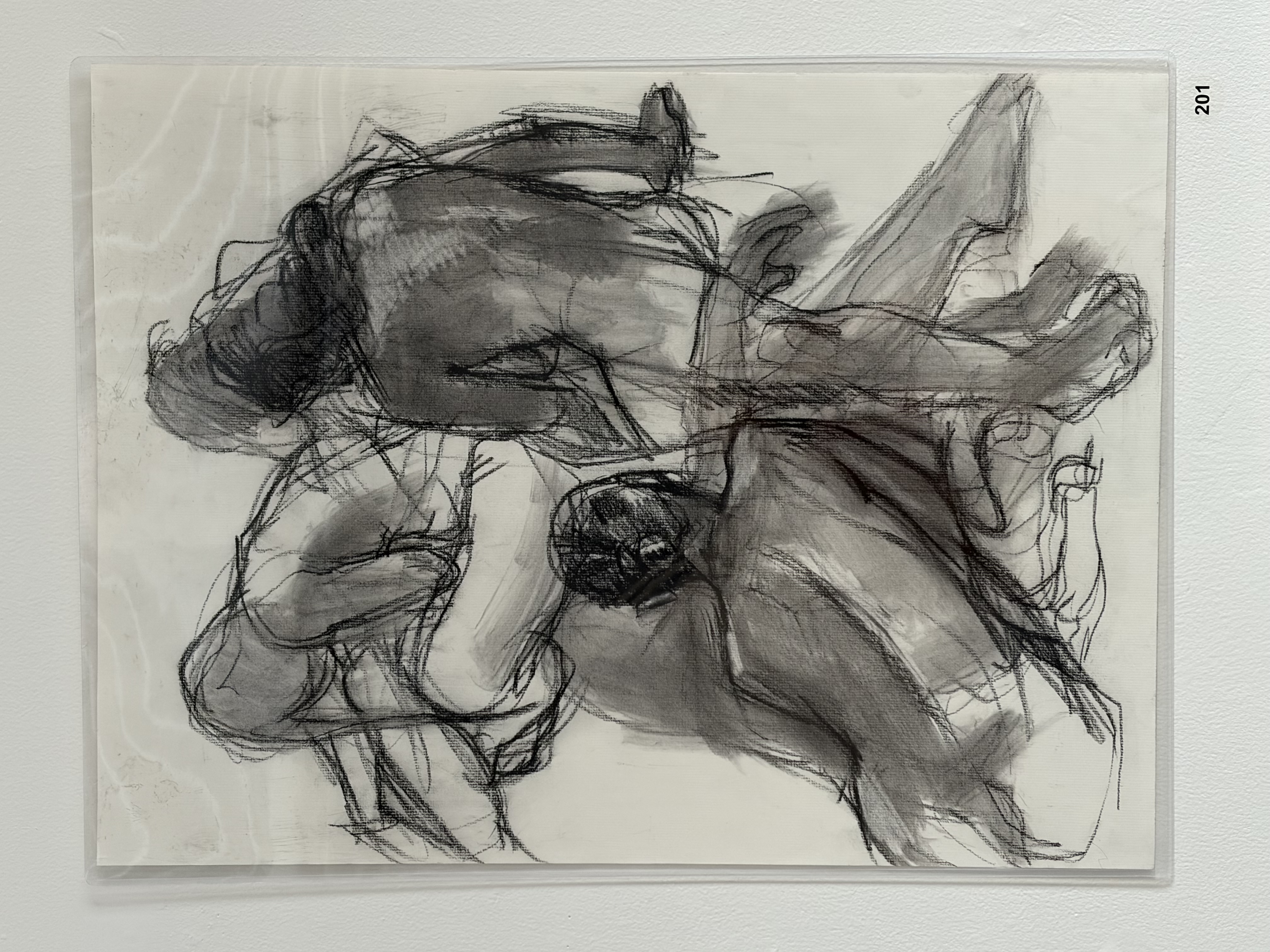 three figures together