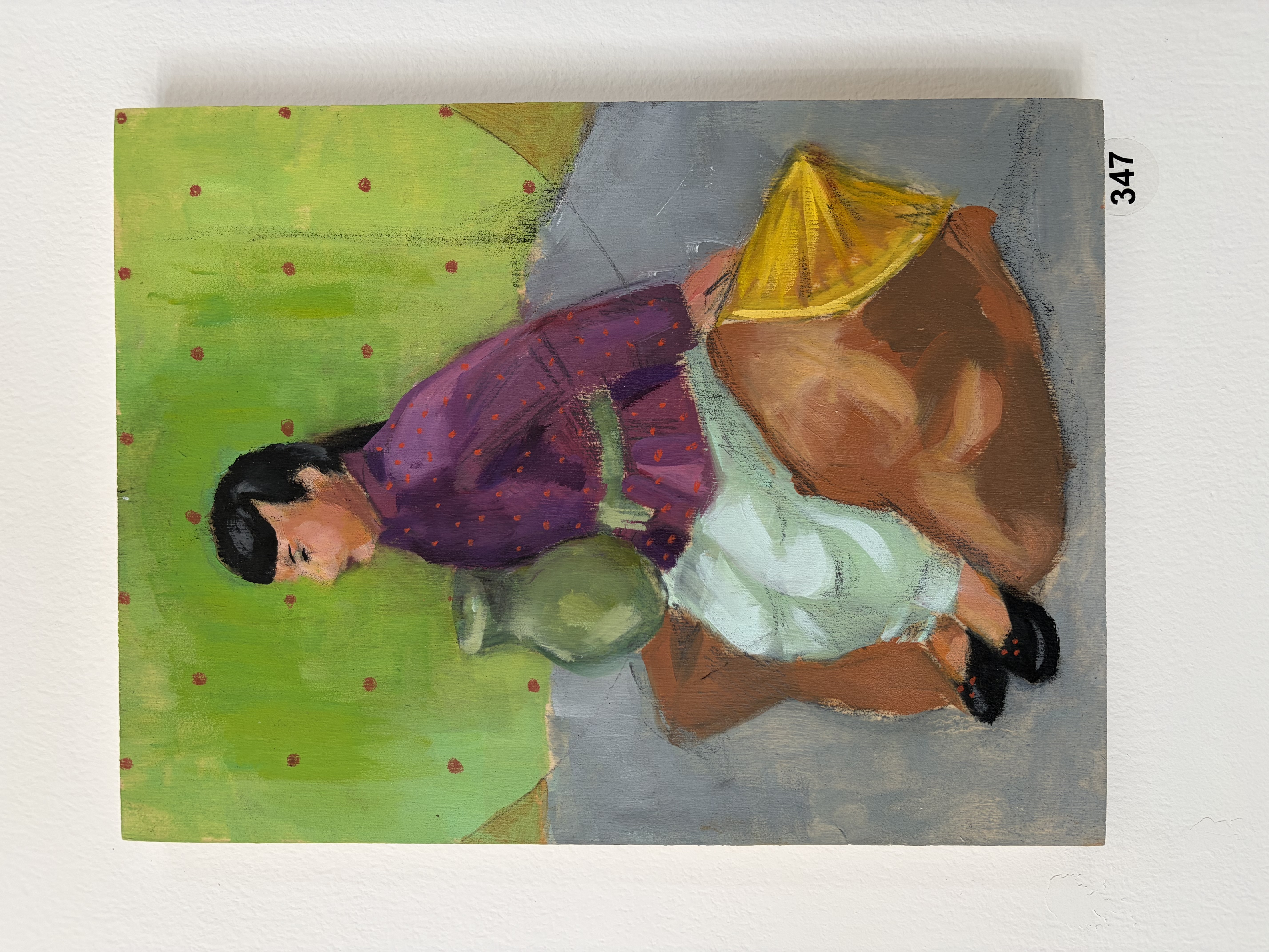 figurine looking left