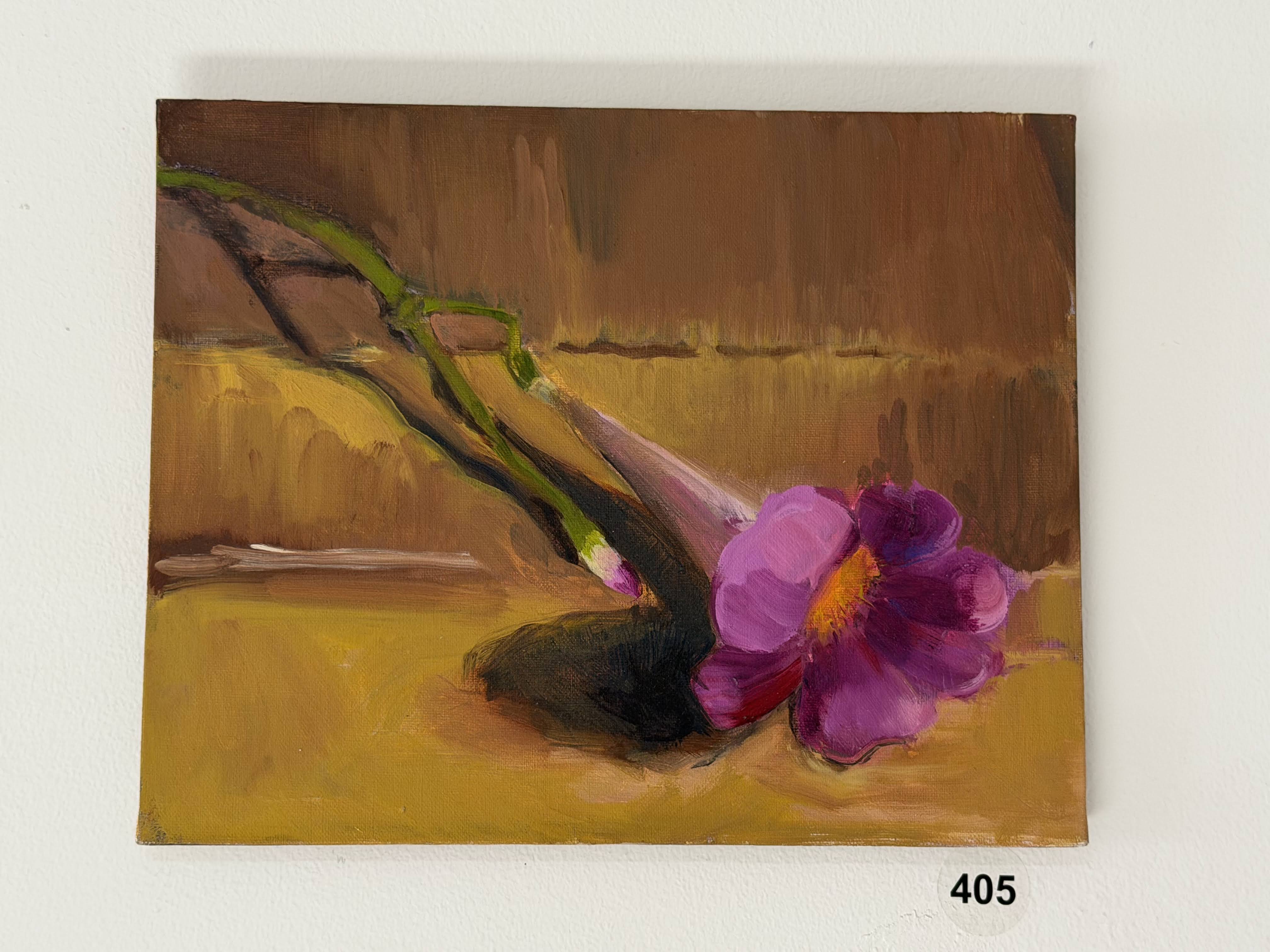 trumpet flower purple