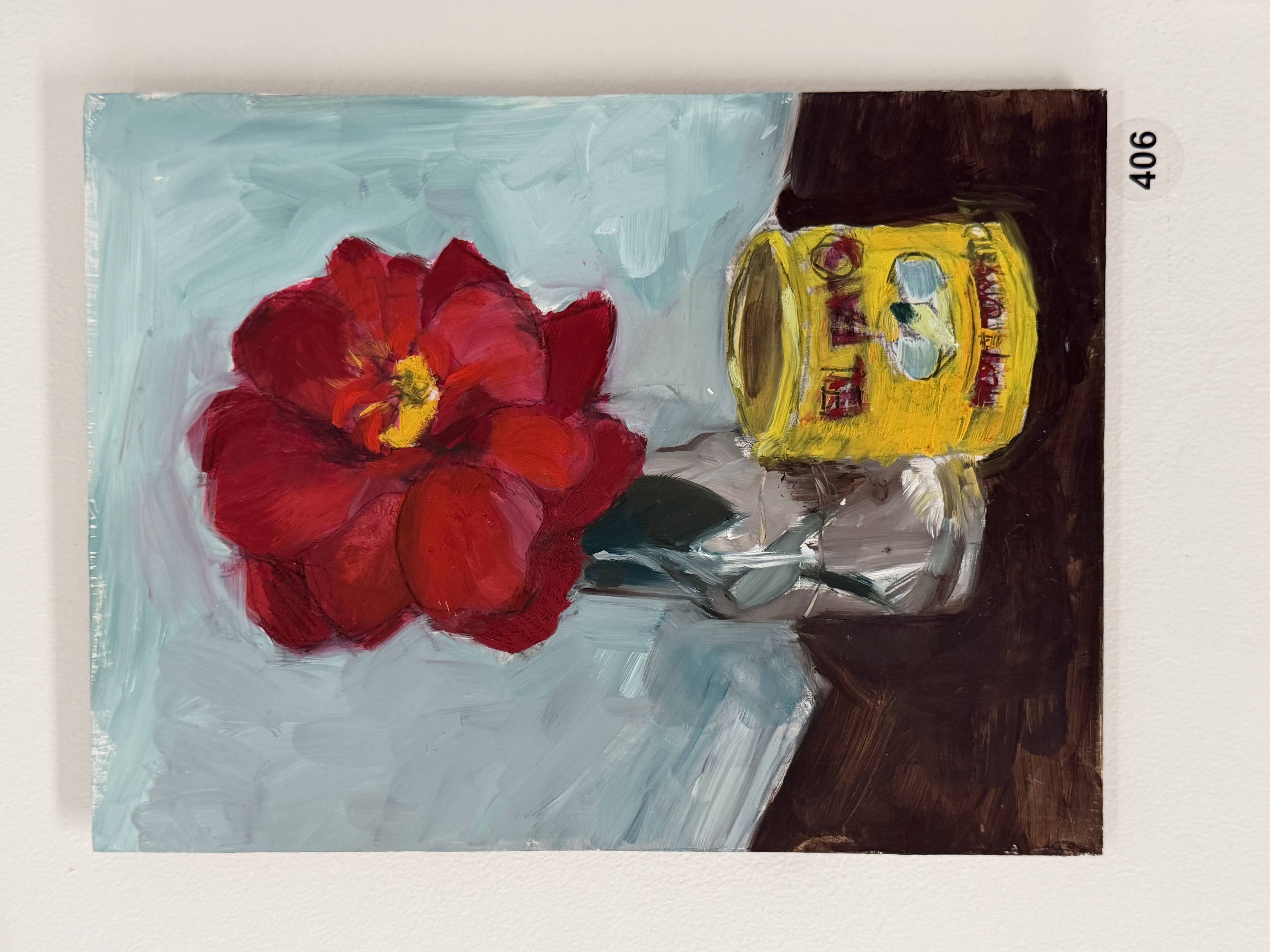 red rose yellow can