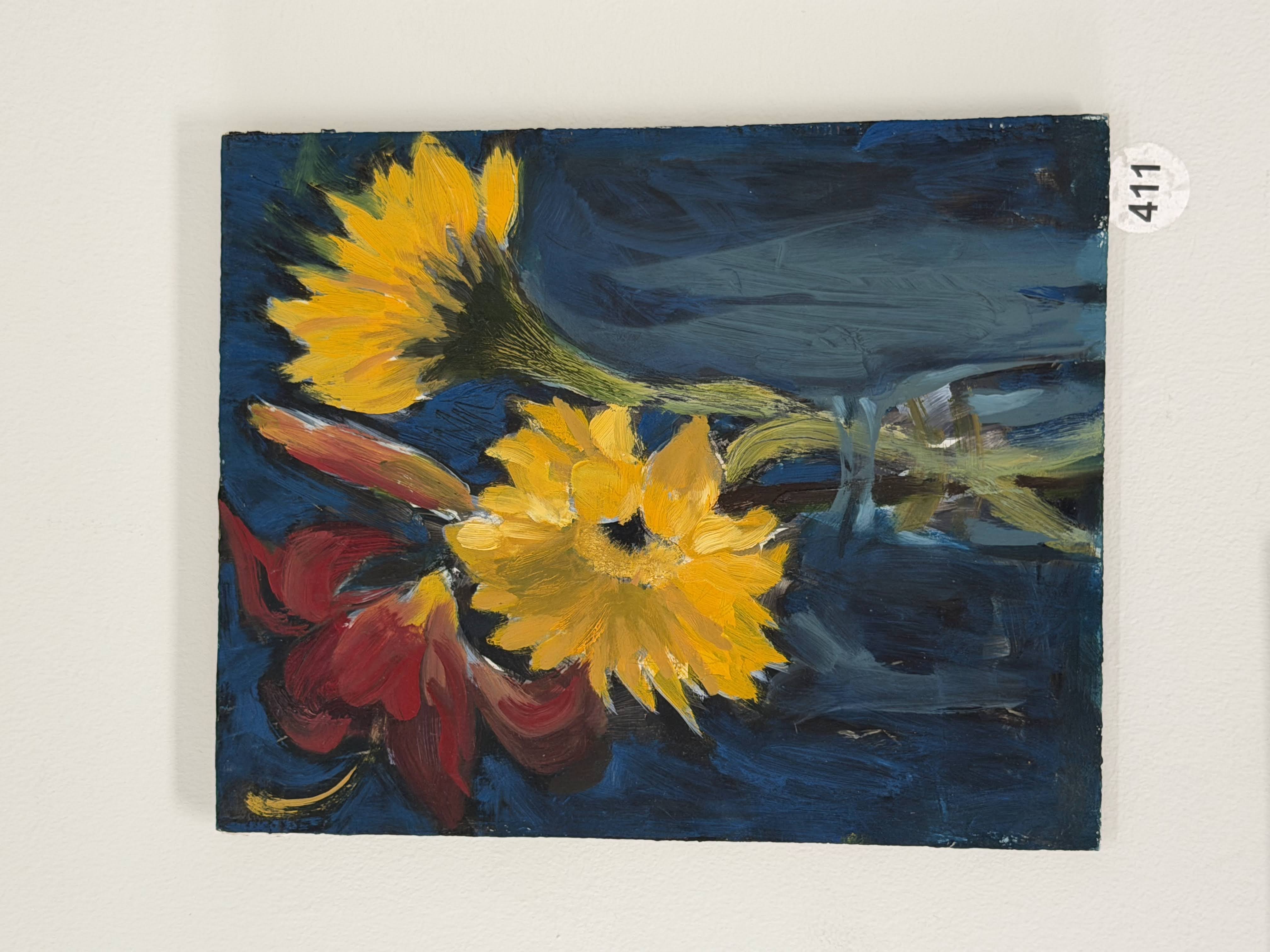 sunflowers dark