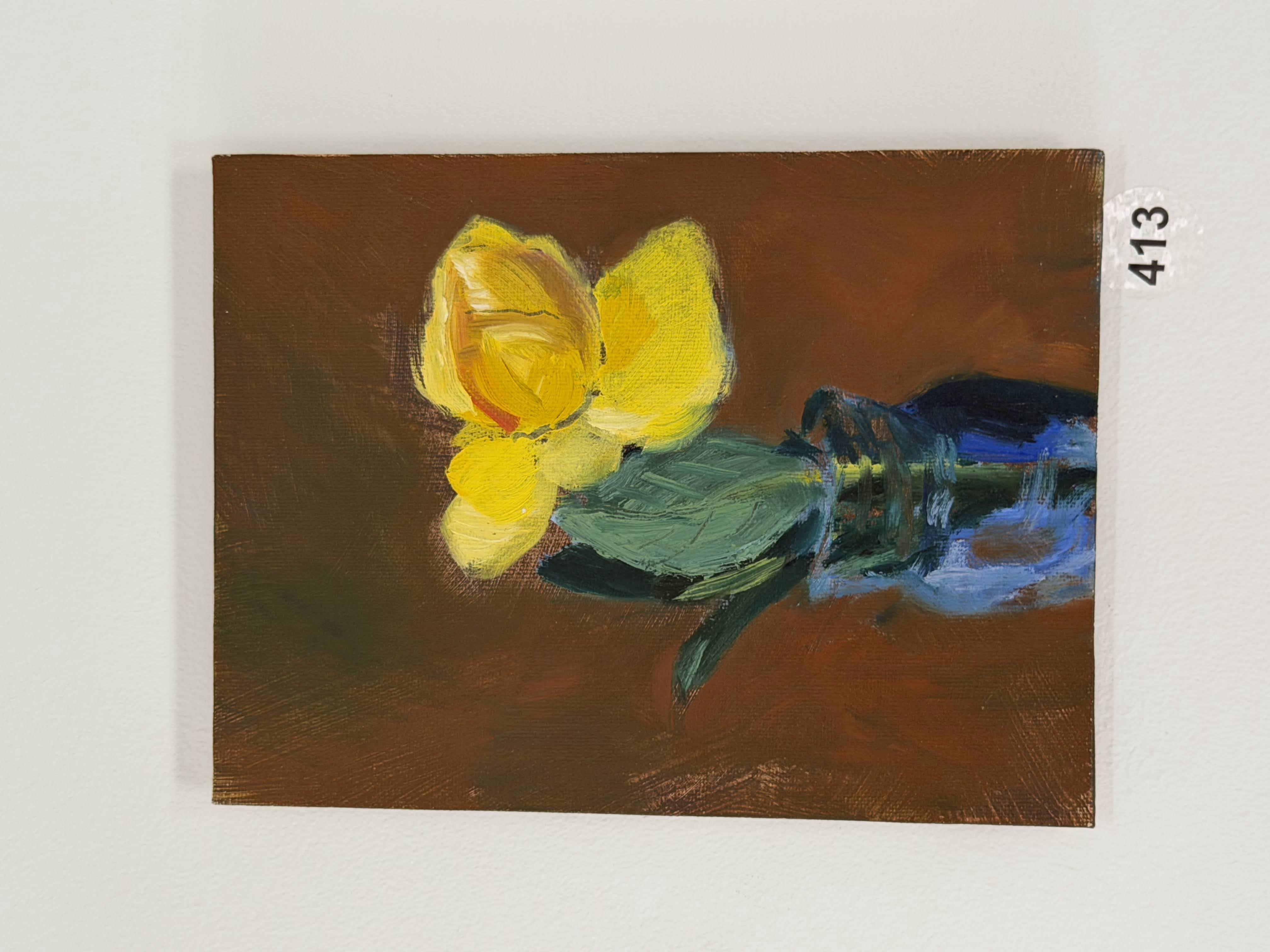 yellow rose brown