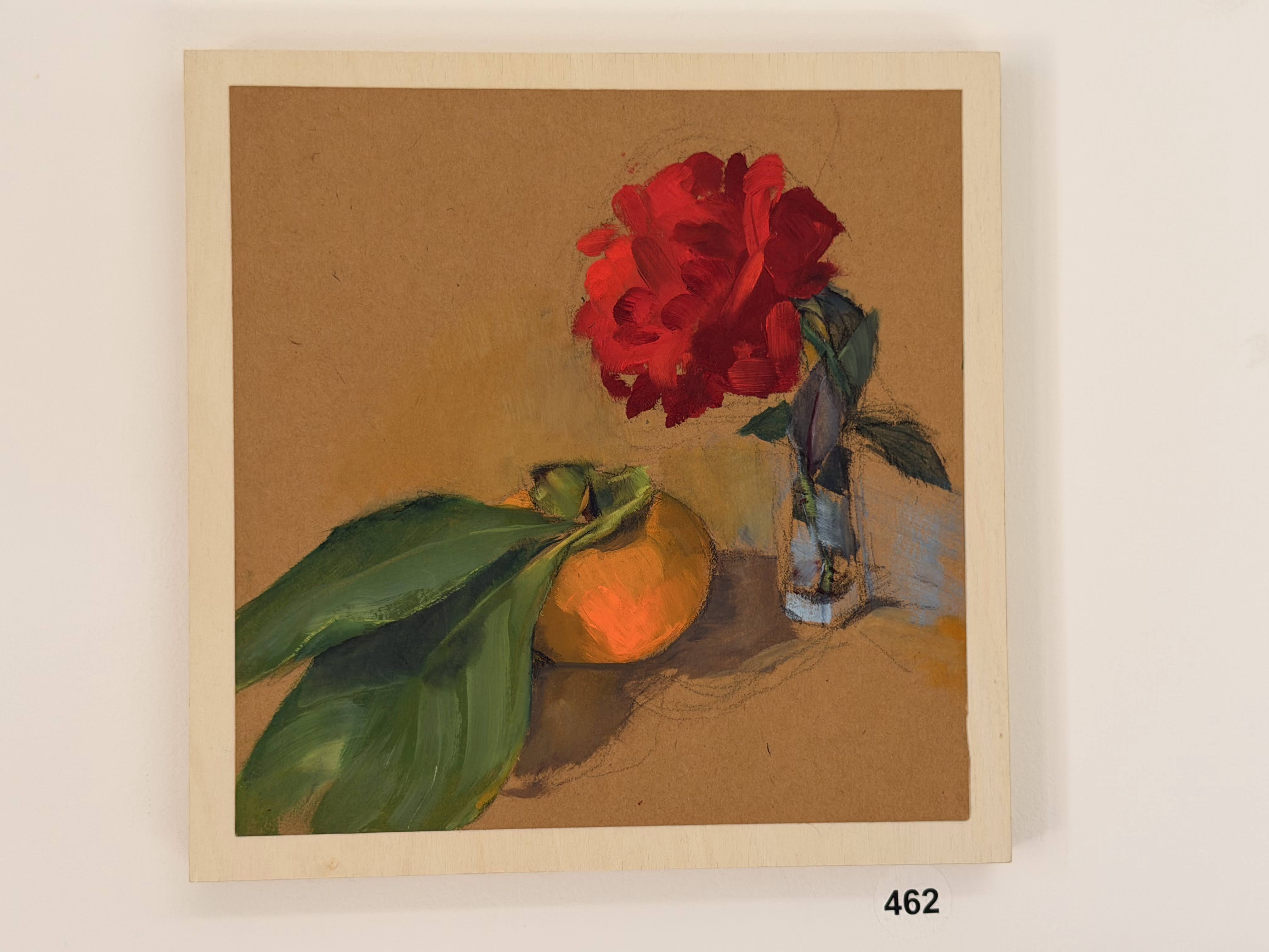 persimmon and rose