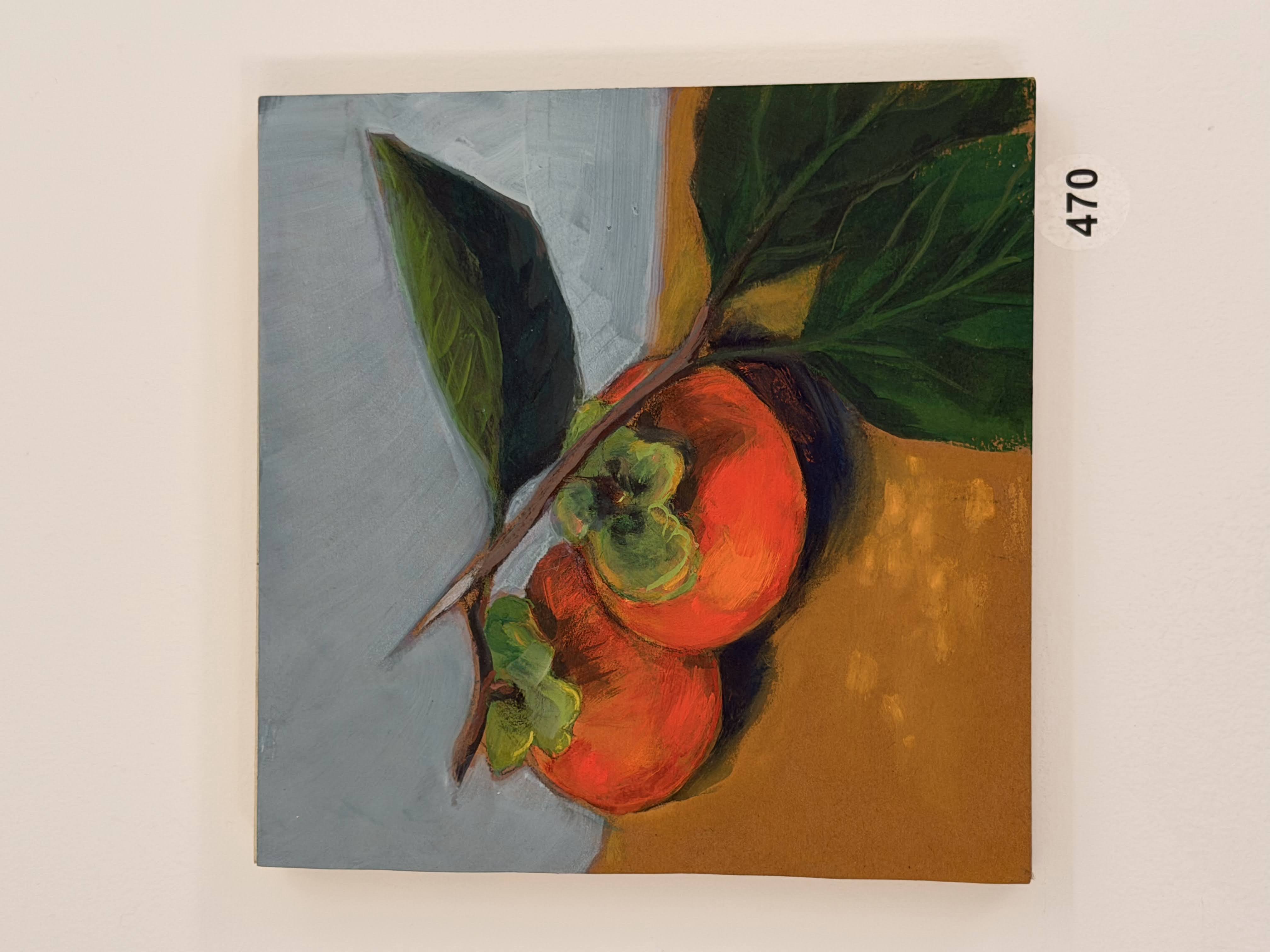 two persimmon alone