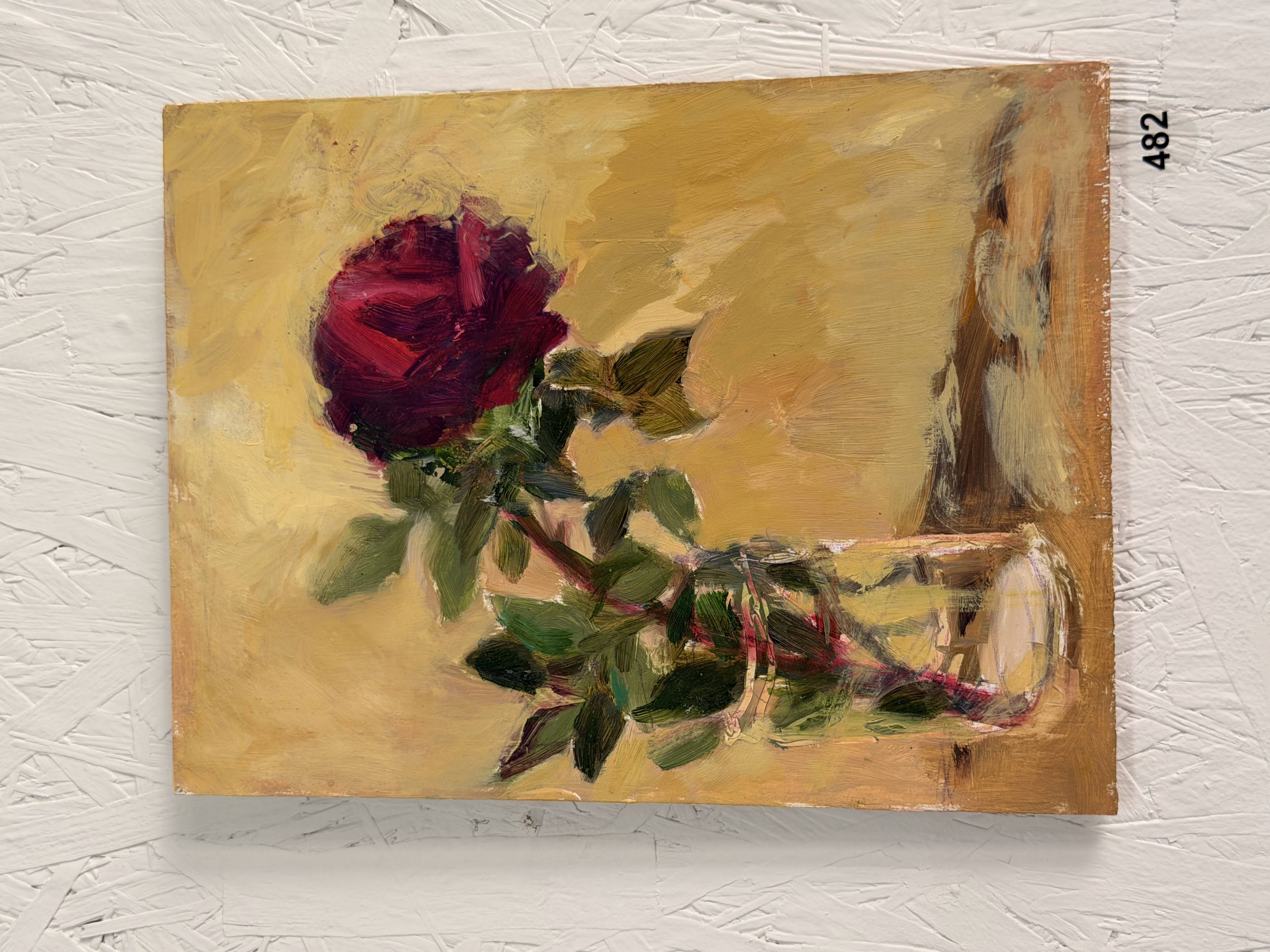 rose ochre background