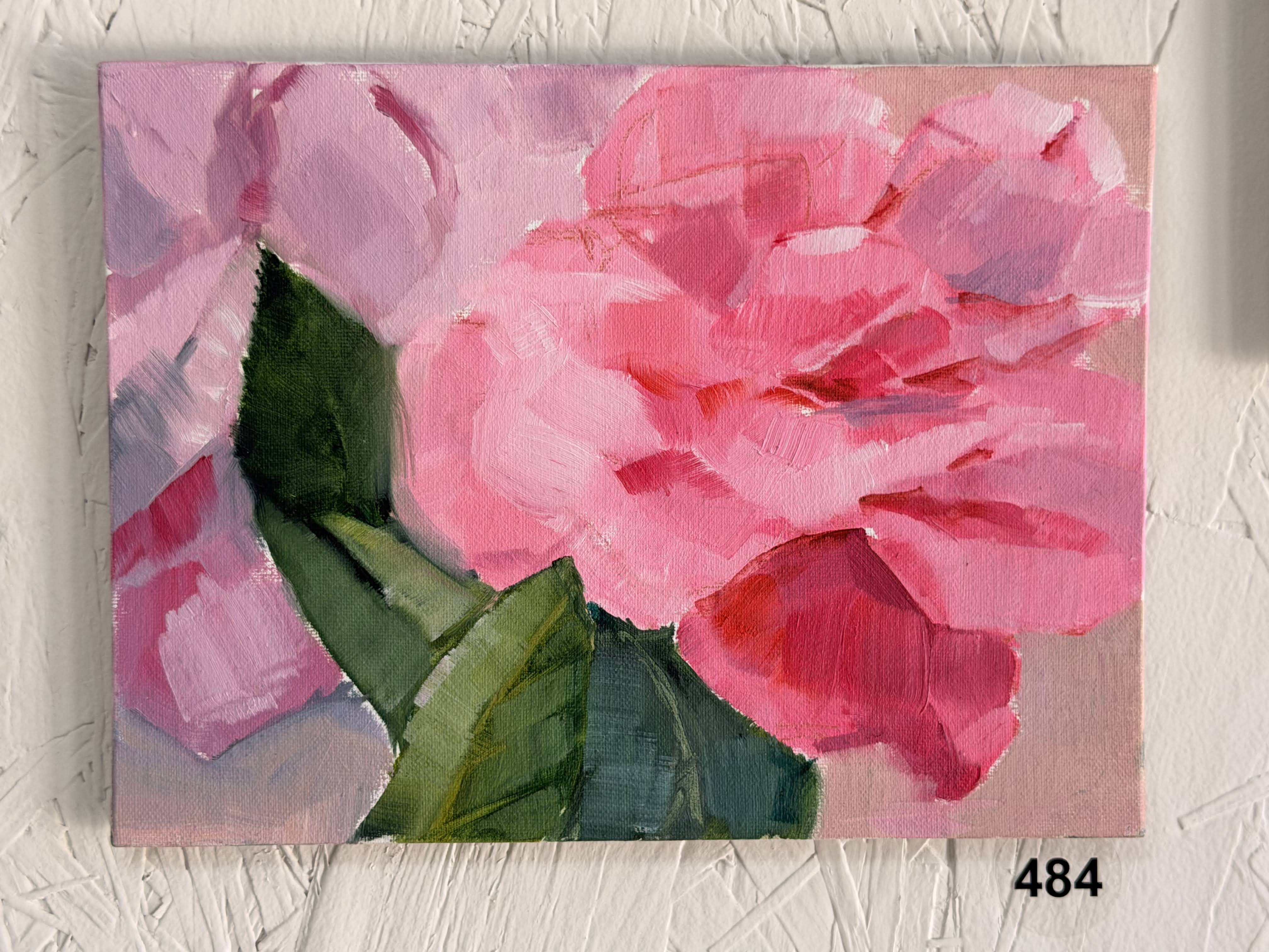 abstract pink rose
