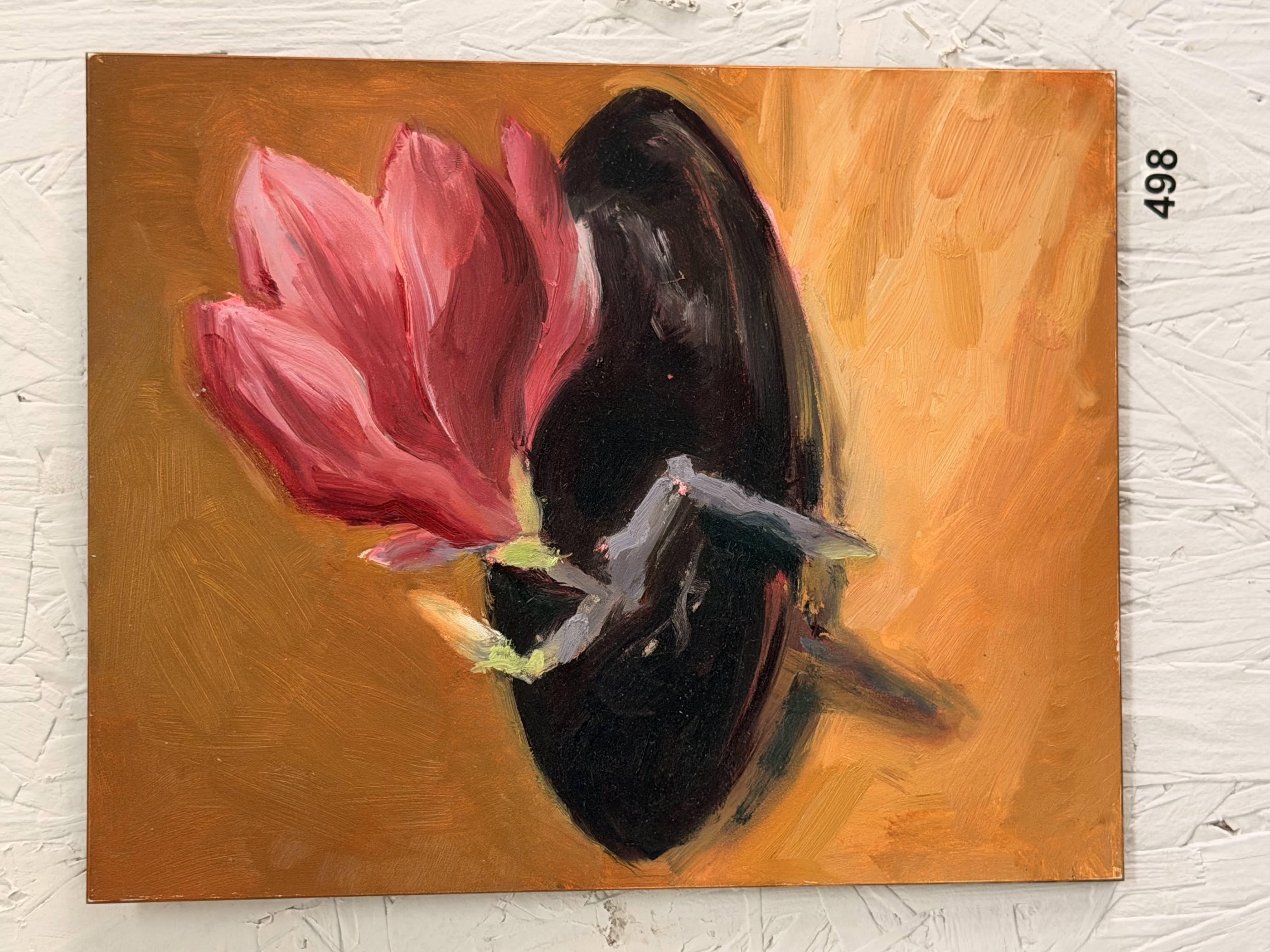 magnolia black plate