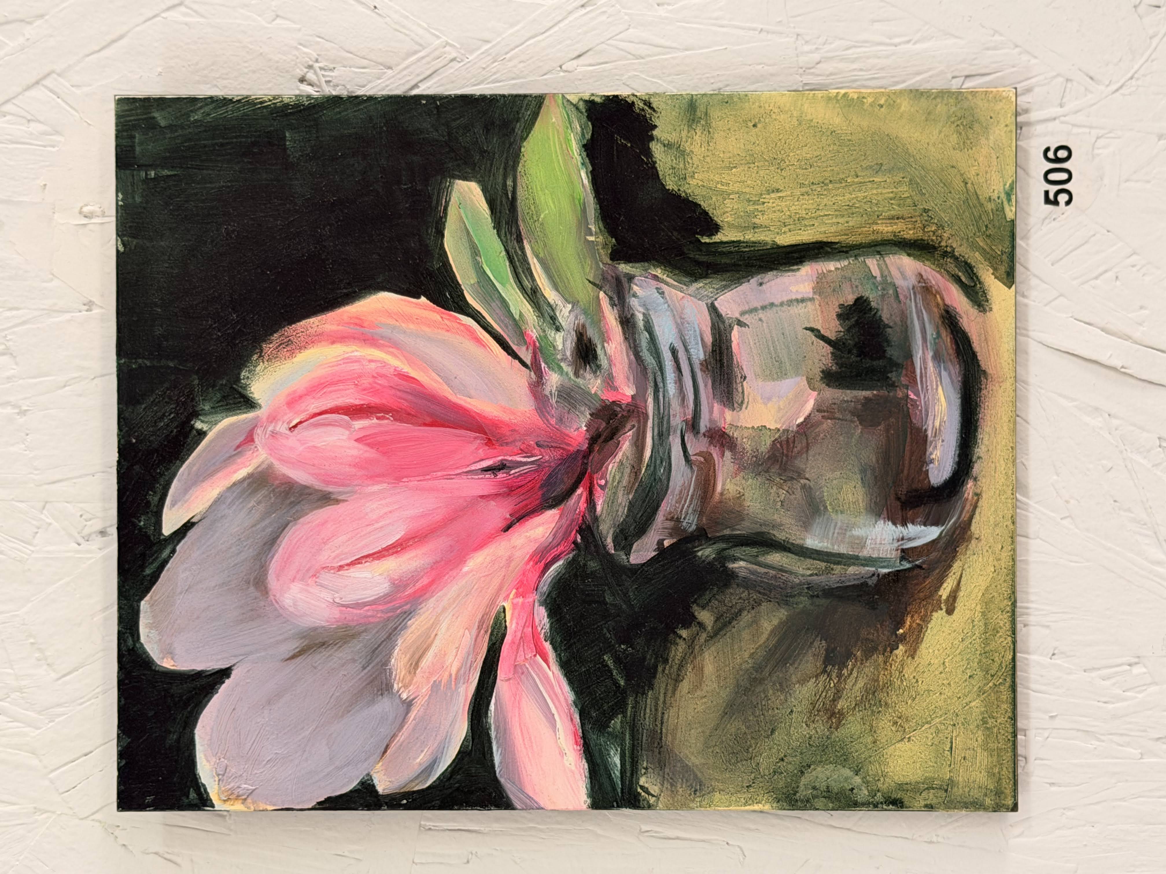 magnolia rounded jar