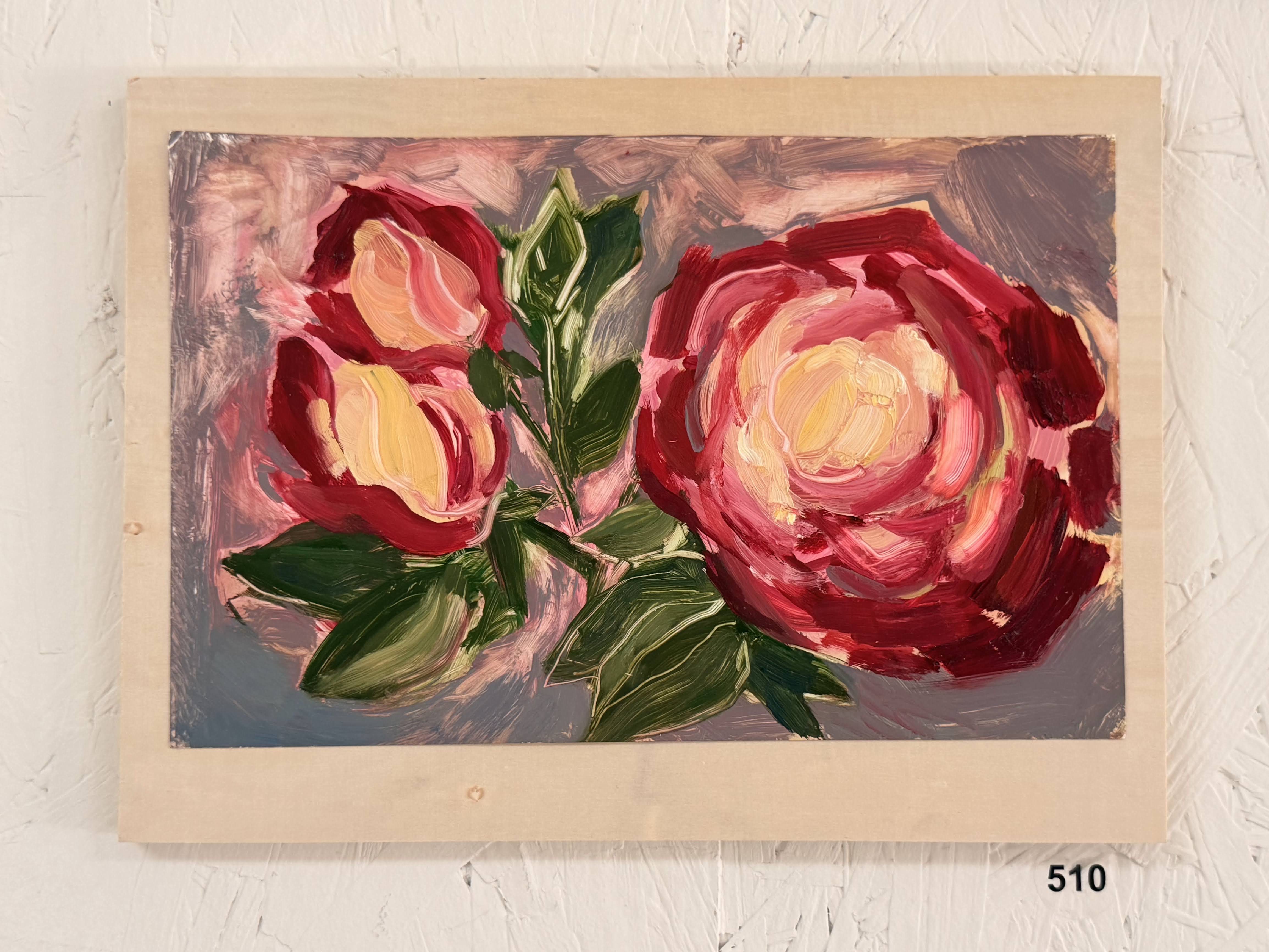 roses on Yupo