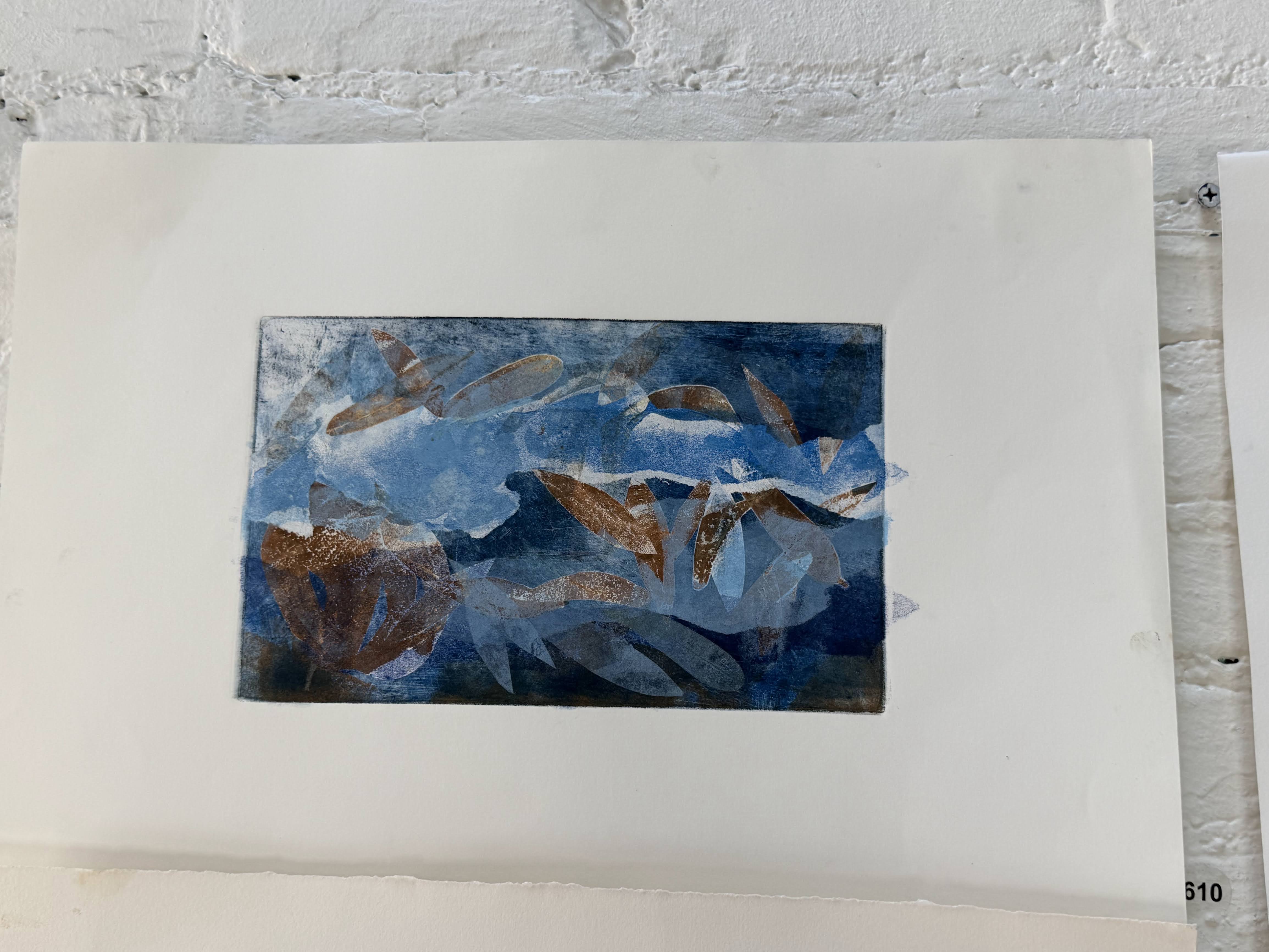 underwater dark blue