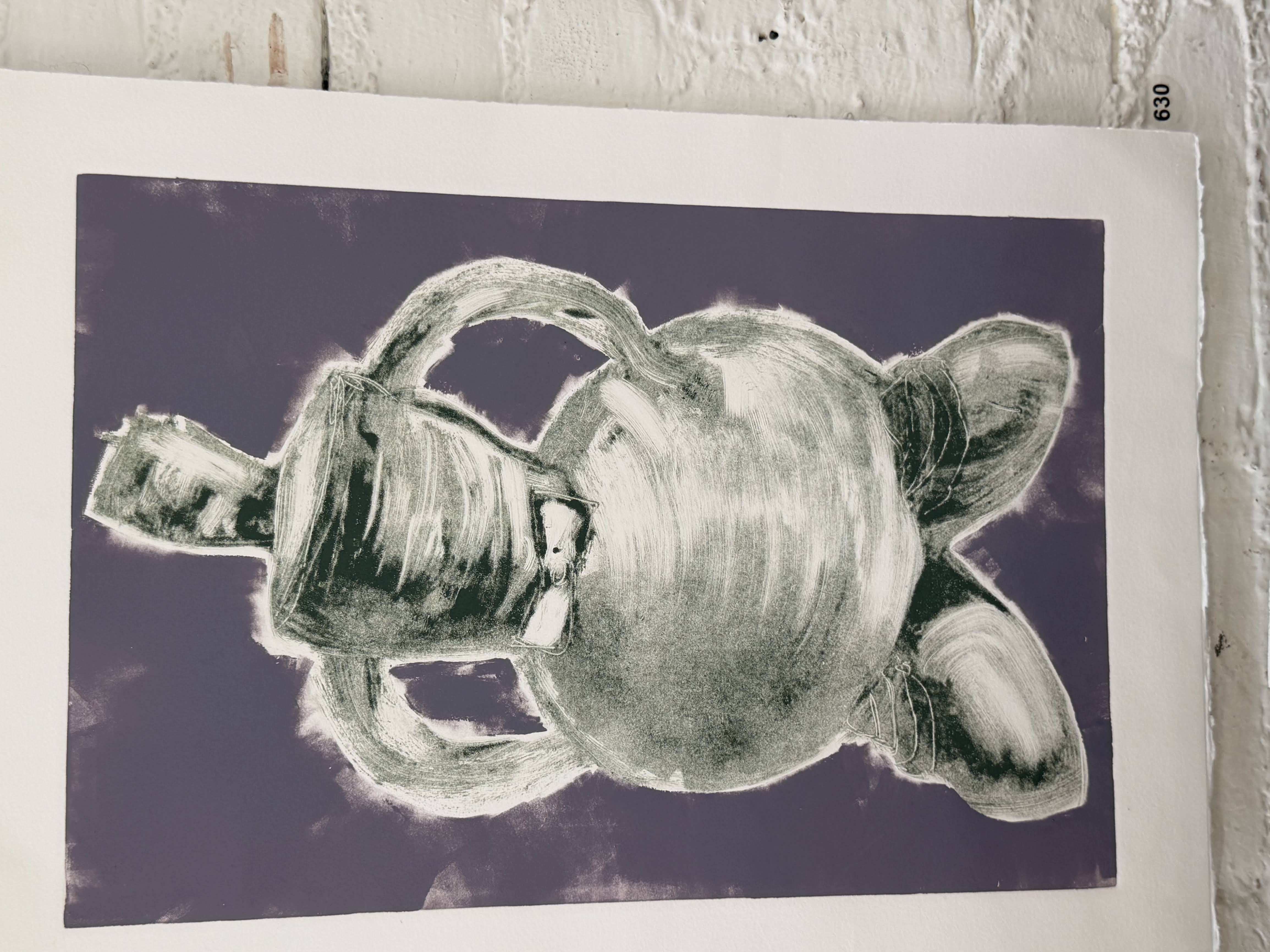 transparent paint man