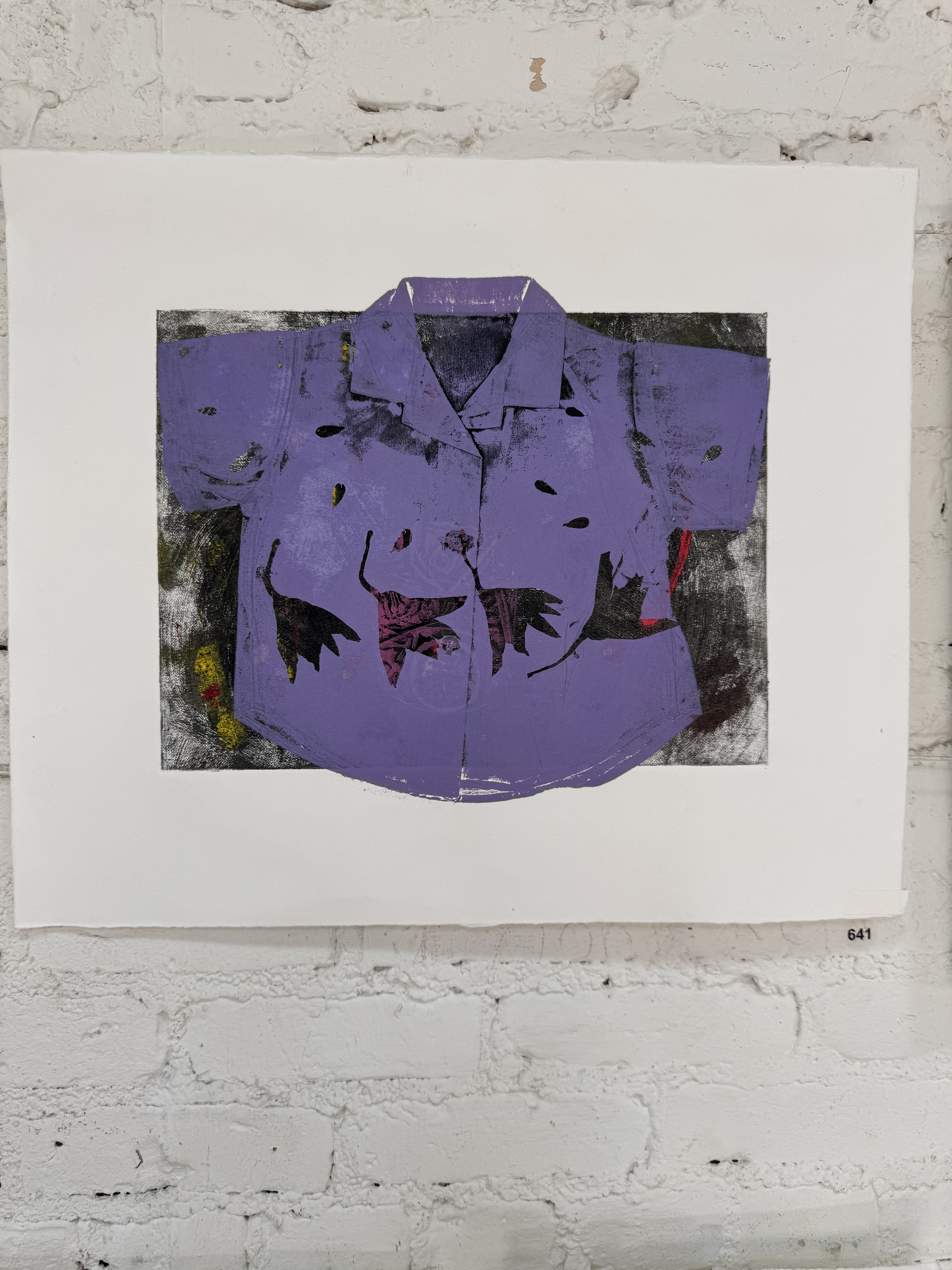 purple negative shirt