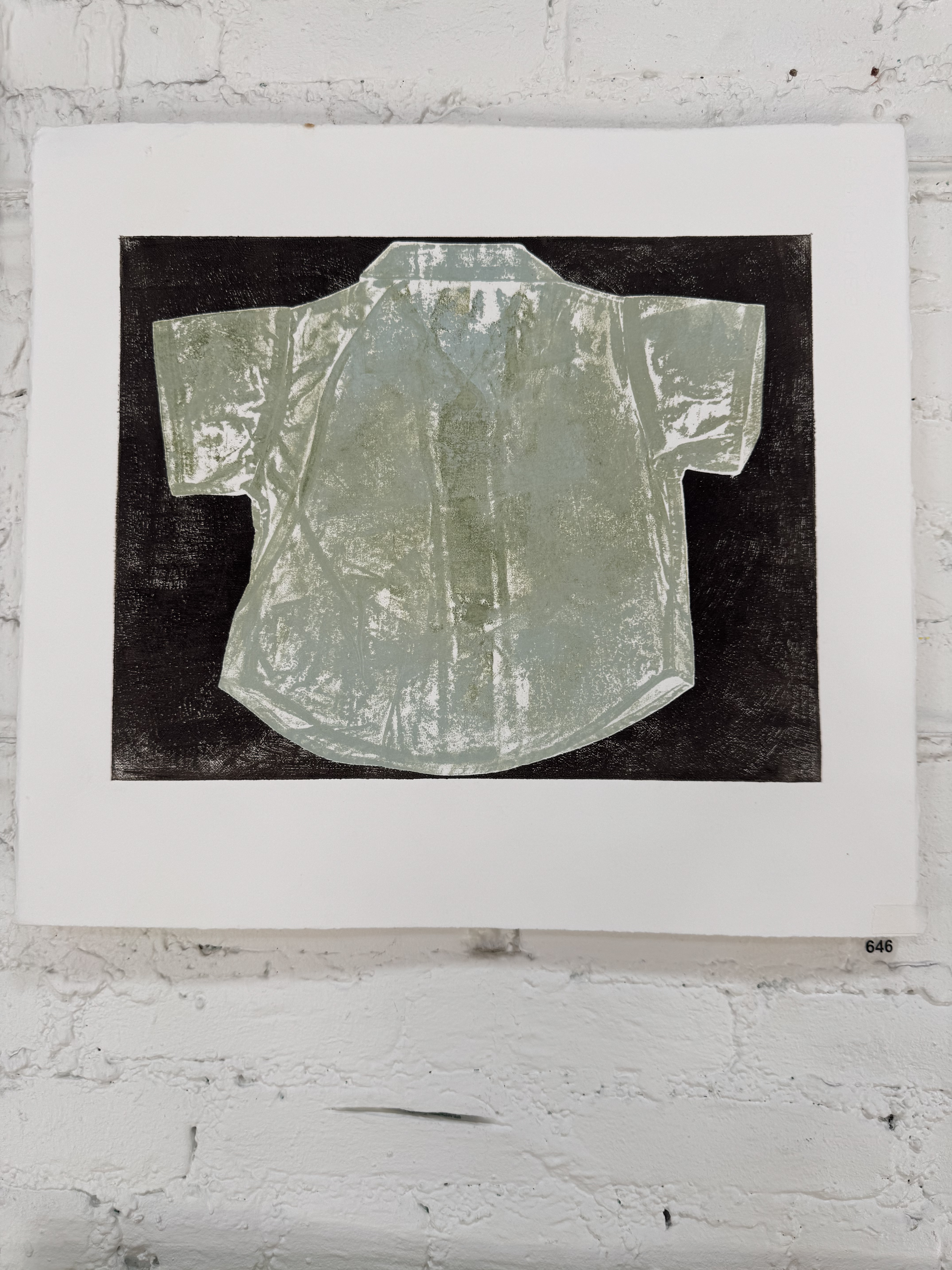 back shirt green