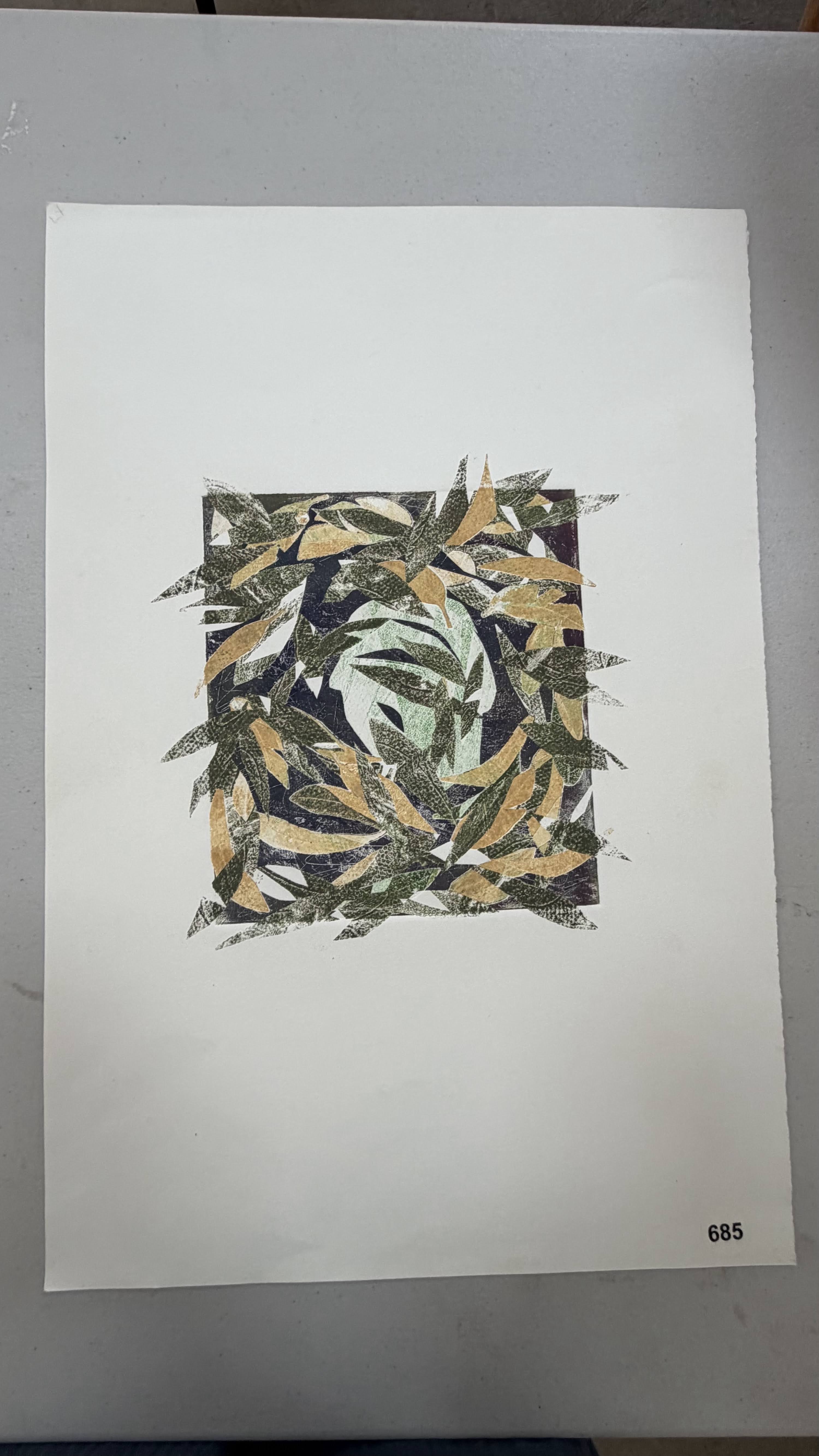 green leaves