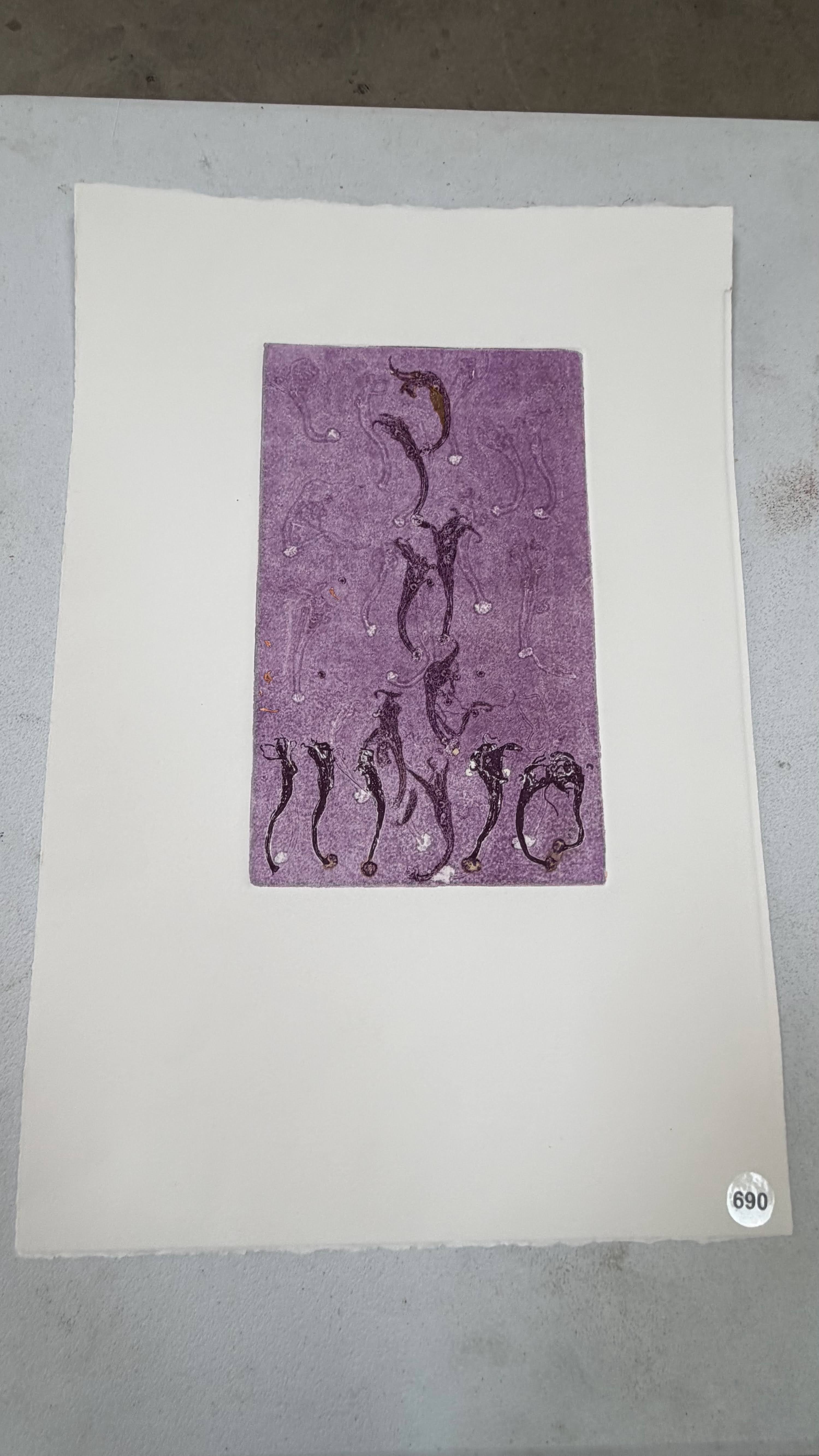 lavender seahorses