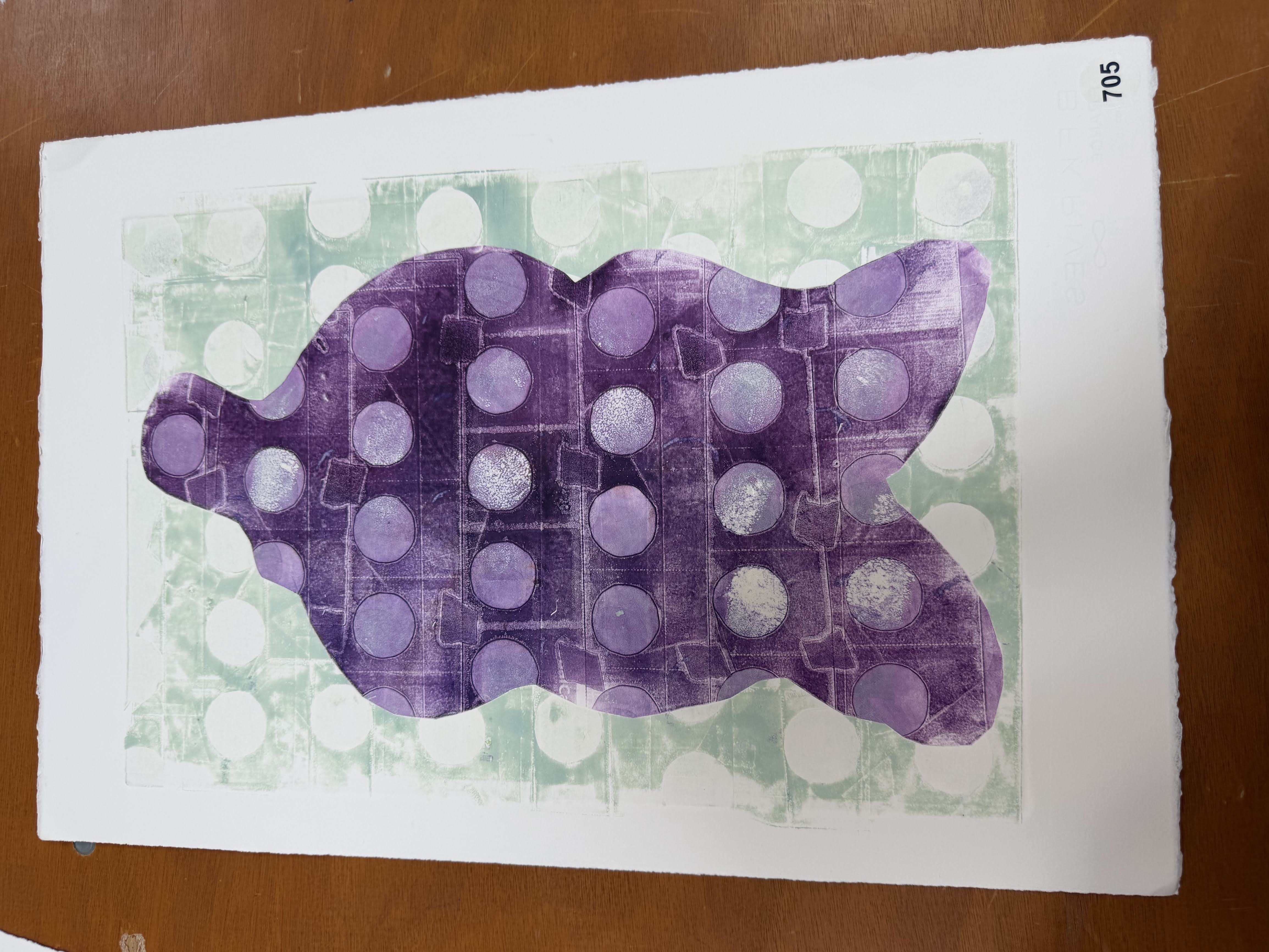 purple background man