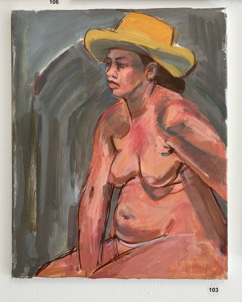 yellow hat