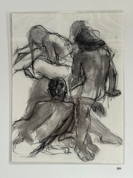 three figures together