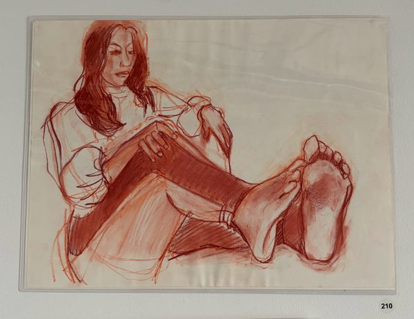 feet to the right