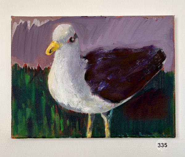concrete seagull