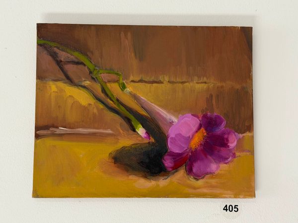 trumpet flower purple