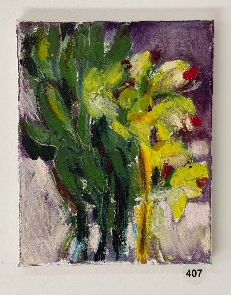 yellow gladiola bright