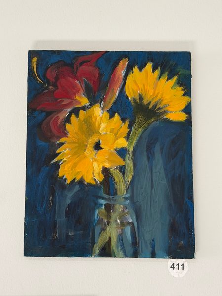 sunflowers dark