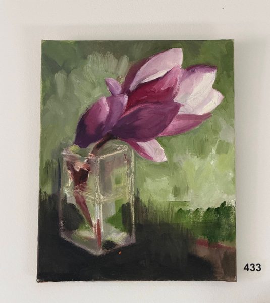 magnolia square vase