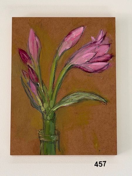 naked lady lily on carton