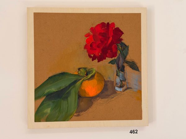 persimmon and rose