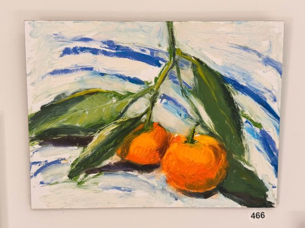 two tangerine stripe