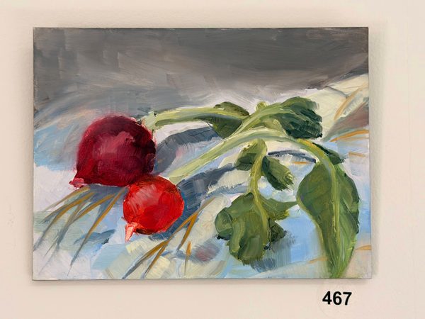 two radishes