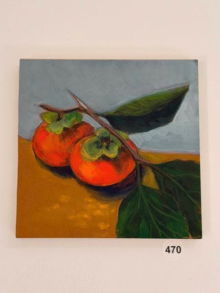 two persimmon alone
