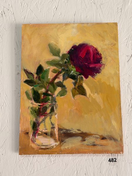 rose ochre background