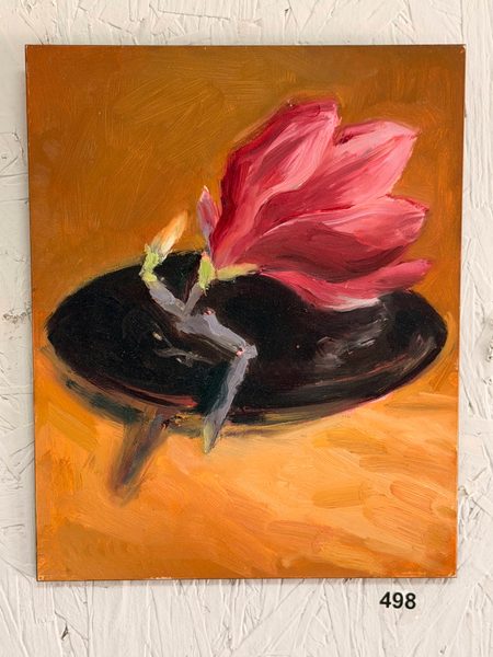 magnolia black plate