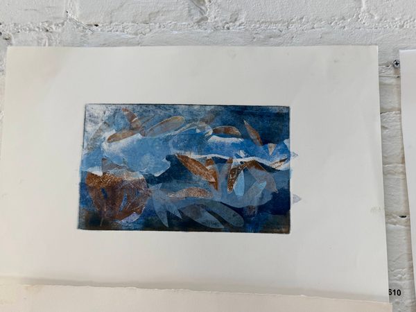 underwater dark blue