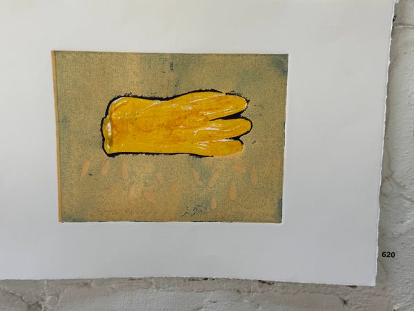 yellow glove