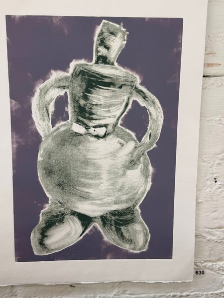 transparent paint man