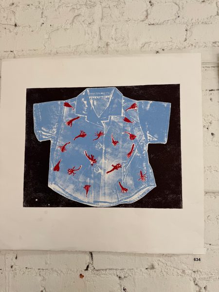 blue hawaiian shirt