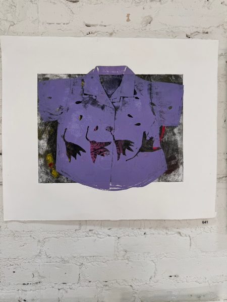purple negative shirt