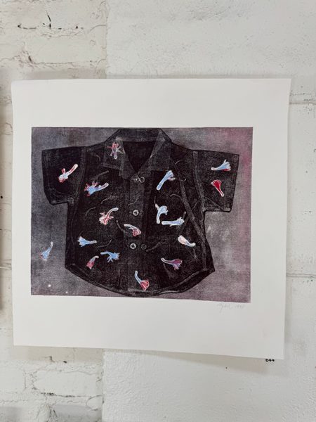dark with flowers