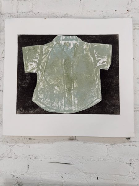 back shirt green